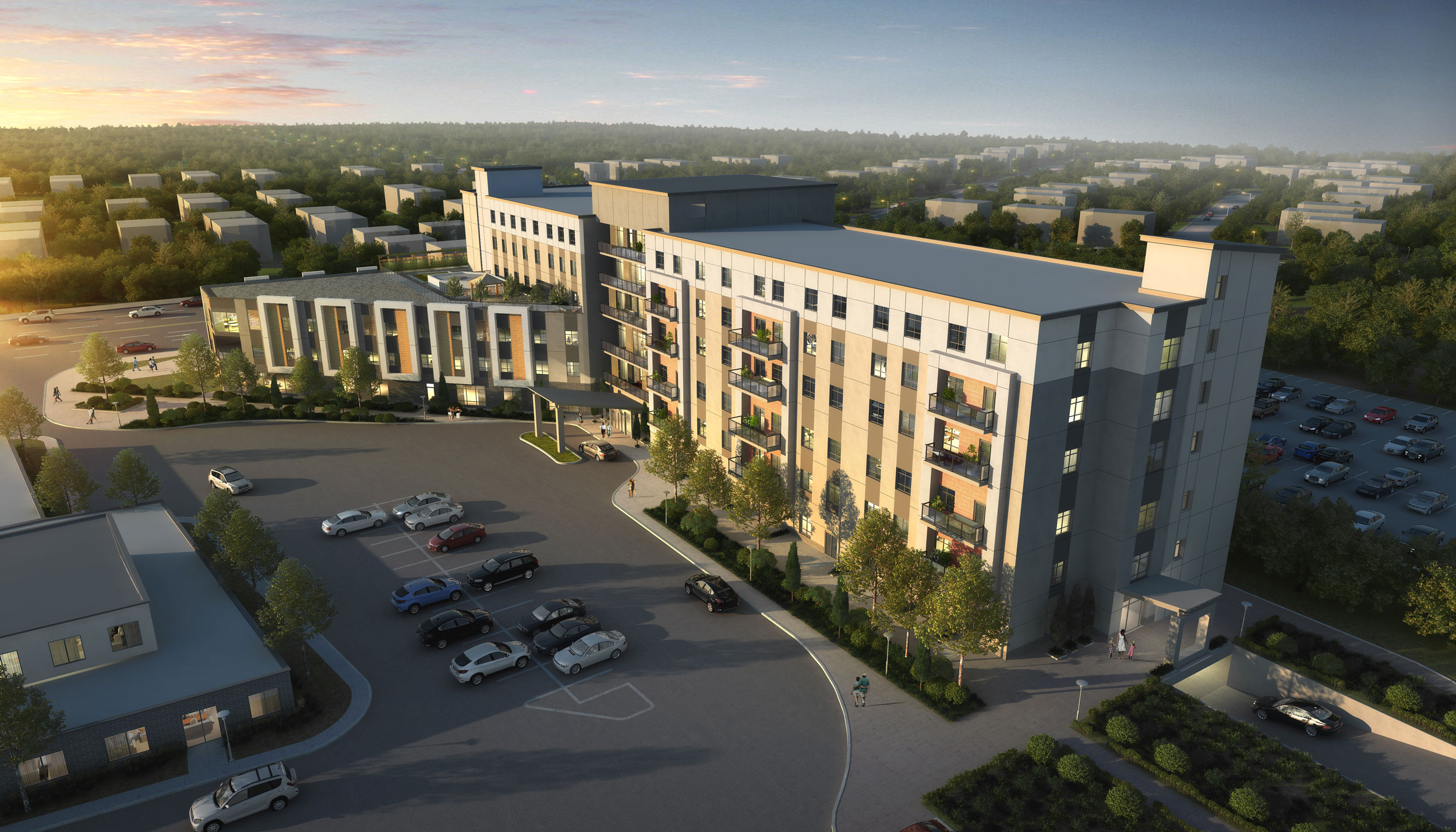 Aster Gardens building render