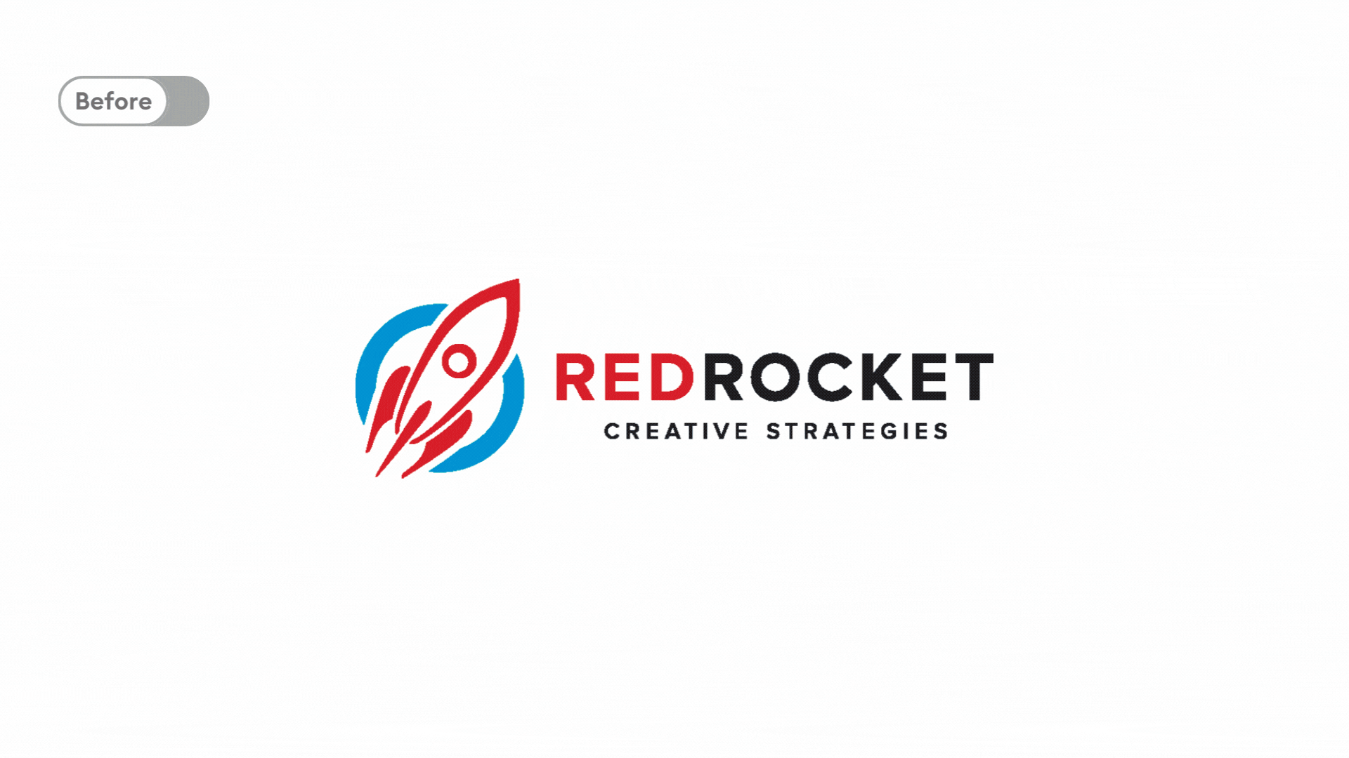 An animation of the evolution of our new logo