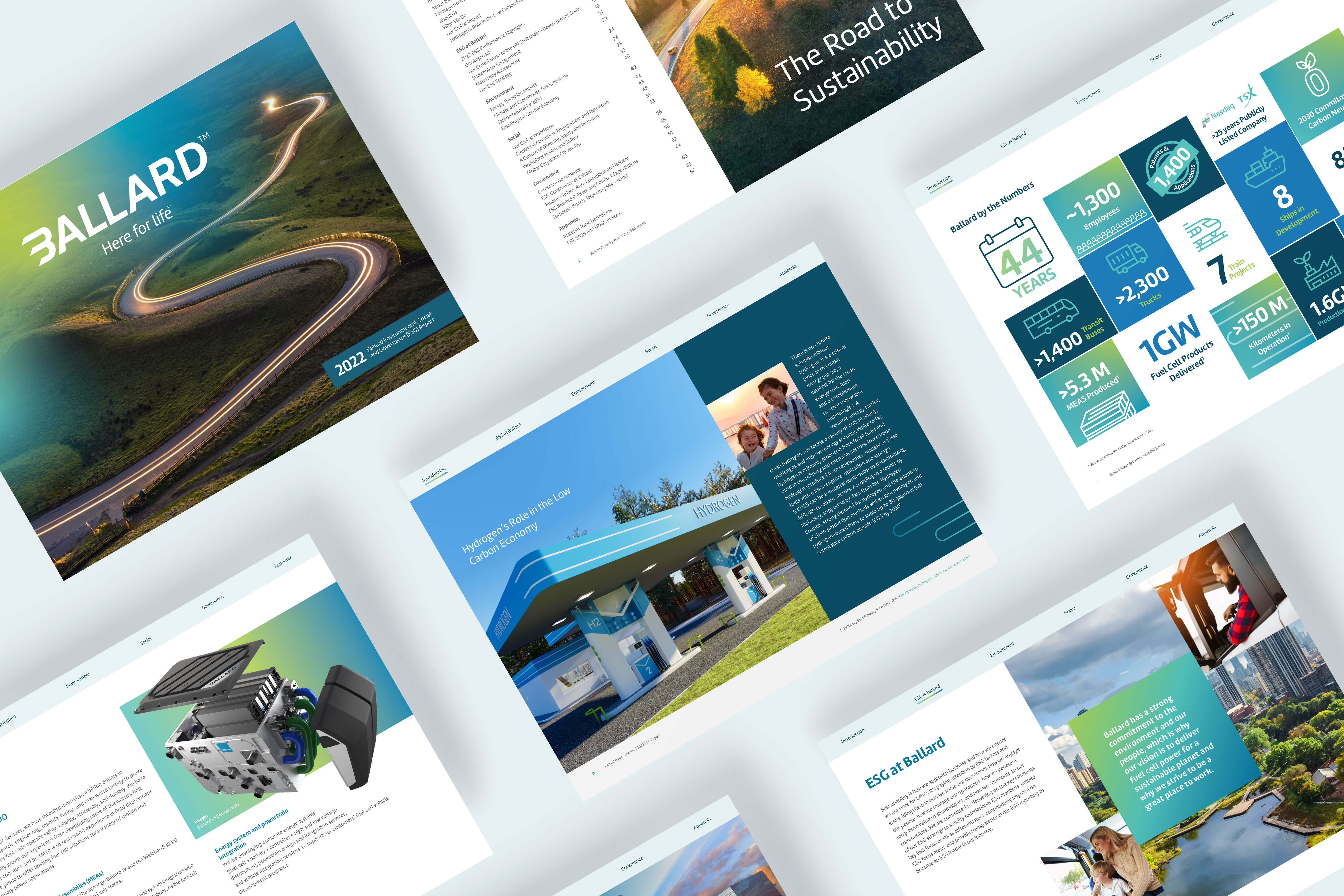 Ballard power systems ESG report Flat Layout